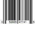 Barcode Image for UPC code 058665477415