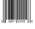 Barcode Image for UPC code 058671000096