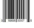 Barcode Image for UPC code 058685000075