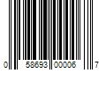 Barcode Image for UPC code 058693000067