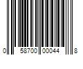 Barcode Image for UPC code 058700000448