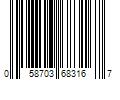 Barcode Image for UPC code 058703683167