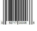 Barcode Image for UPC code 058717000066