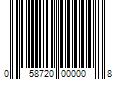 Barcode Image for UPC code 058720000008