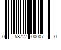 Barcode Image for UPC code 058727000070