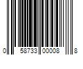 Barcode Image for UPC code 058733000088