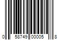 Barcode Image for UPC code 058749000058