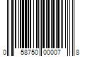 Barcode Image for UPC code 058750000078