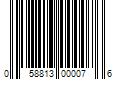 Barcode Image for UPC code 058813000076