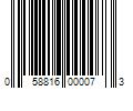 Barcode Image for UPC code 058816000073