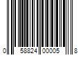 Barcode Image for UPC code 058824000058