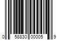 Barcode Image for UPC code 058830000059