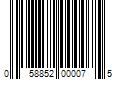 Barcode Image for UPC code 058852000075