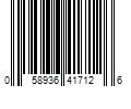 Barcode Image for UPC code 058936417126