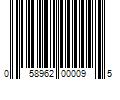 Barcode Image for UPC code 058962000095