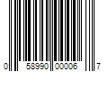 Barcode Image for UPC code 058990000067