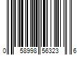 Barcode Image for UPC code 058998563236