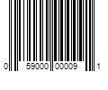 Barcode Image for UPC code 059000000091