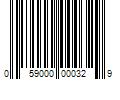 Barcode Image for UPC code 059000000329