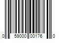 Barcode Image for UPC code 059000001760