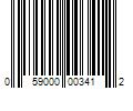 Barcode Image for UPC code 059000003412