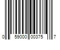 Barcode Image for UPC code 059000003757