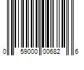 Barcode Image for UPC code 059000006826