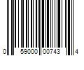 Barcode Image for UPC code 059000007434