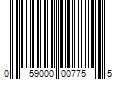 Barcode Image for UPC code 059000007755