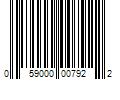 Barcode Image for UPC code 059000007922