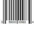 Barcode Image for UPC code 059000009834