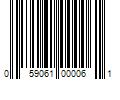 Barcode Image for UPC code 059061000061