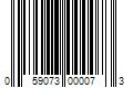 Barcode Image for UPC code 059073000073