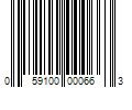 Barcode Image for UPC code 059100000663