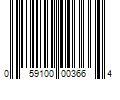 Barcode Image for UPC code 059100003664