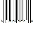 Barcode Image for UPC code 059100006306