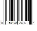 Barcode Image for UPC code 059100007174