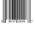 Barcode Image for UPC code 059137000087