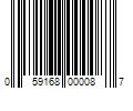 Barcode Image for UPC code 059168000087