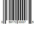 Barcode Image for UPC code 059170000075