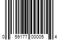 Barcode Image for UPC code 059177000054