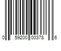 Barcode Image for UPC code 059200003786