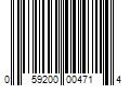 Barcode Image for UPC code 059200004714