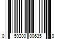 Barcode Image for UPC code 059200006350