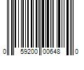 Barcode Image for UPC code 059200006480