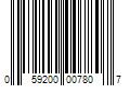 Barcode Image for UPC code 059200007807