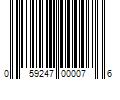 Barcode Image for UPC code 059247000076