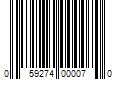 Barcode Image for UPC code 059274000070