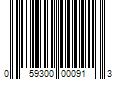 Barcode Image for UPC code 059300000913