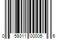 Barcode Image for UPC code 059311000056